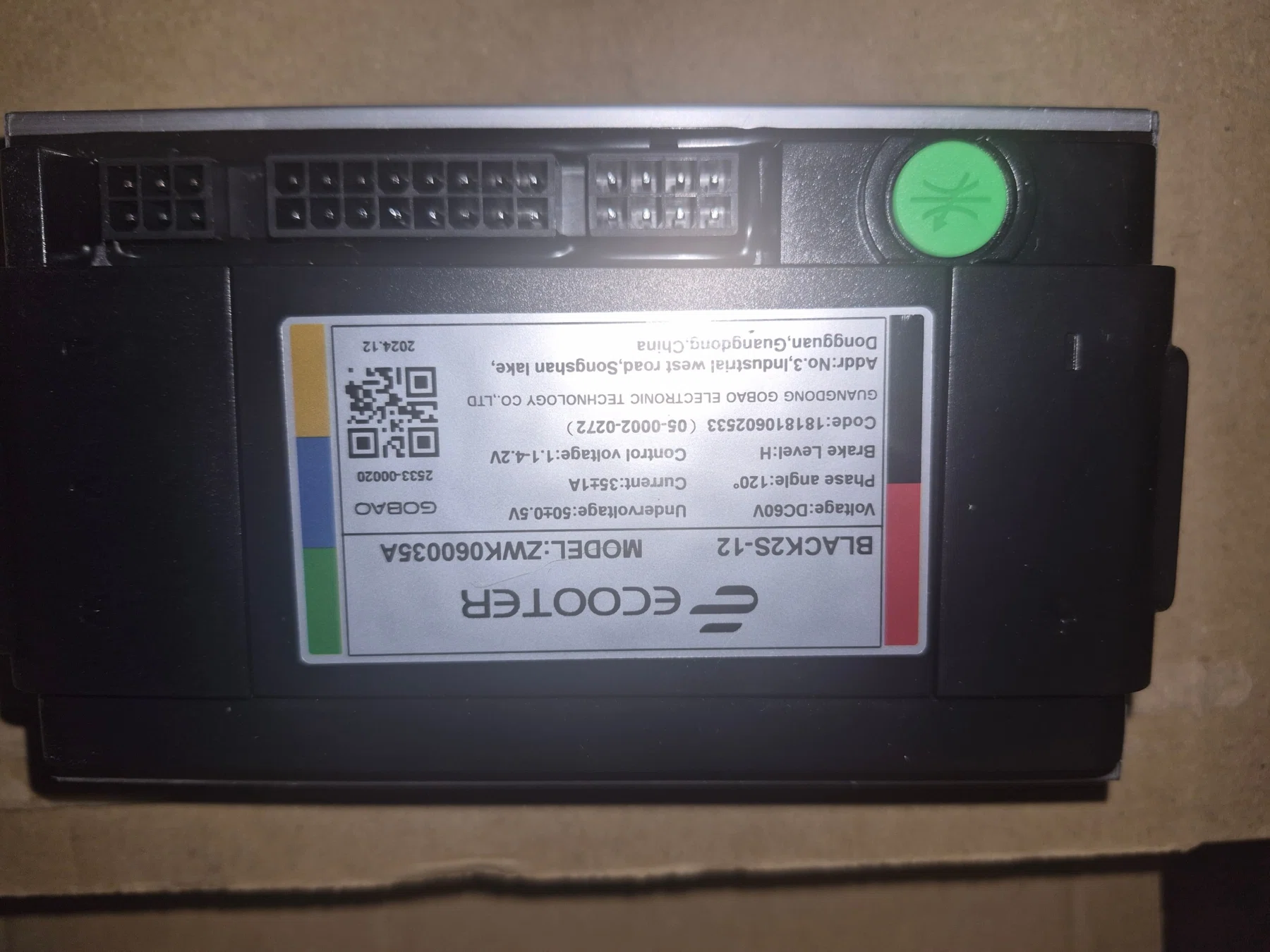 Controler Ecooter et3 45 kmh . Brommer controler